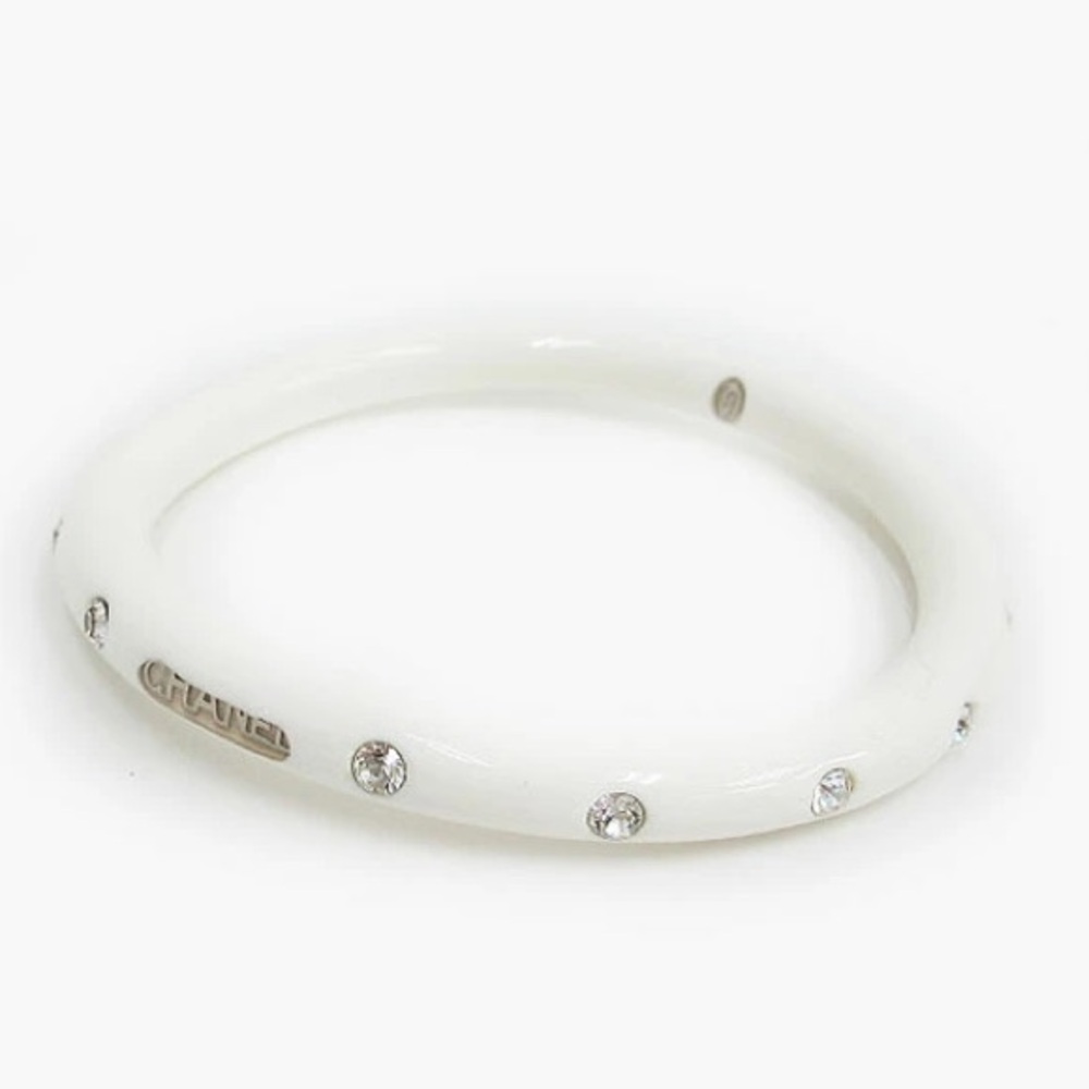 Chanel Authentic Rhinestone Bangle Bracelet